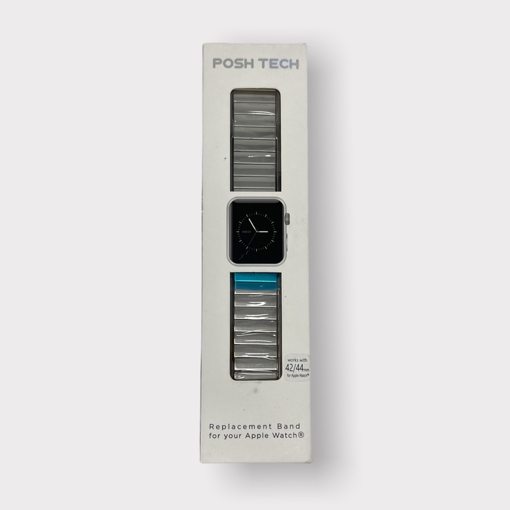 Posh Tech Felix Stainless Steel Link Band for Apple Watch 42/44mm